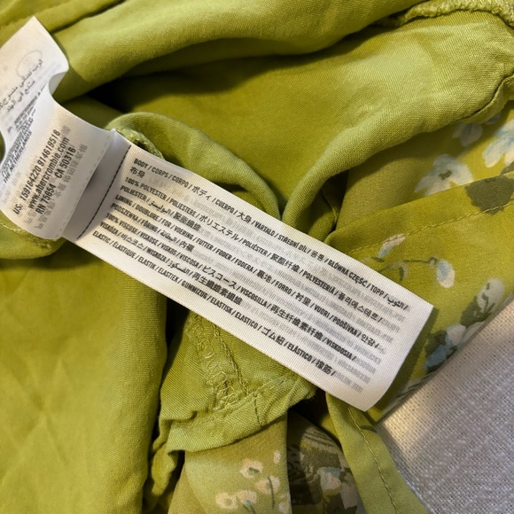 Abercrombie and Fitch Green Floral Midi Dress - Picture 11 of 13